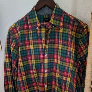 J. Crew Tartan Collared Shirt